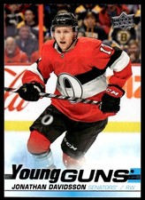 2019-20 UPPER DECK YOUNG GUNS Jonathan Davidsson RC- Ottawa Senators #479