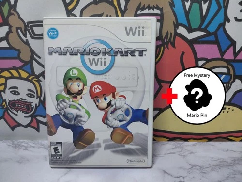Mario Kart Wii (Nintendo Wii, 2008) Case and Disk, No Manual Authentic Tested