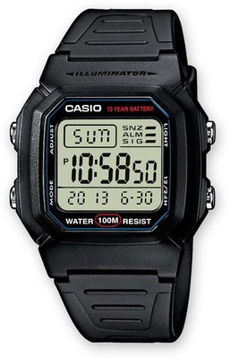 CASIO Collection Chronograph W-800H-1AVES Quarz schwarz B-WARE