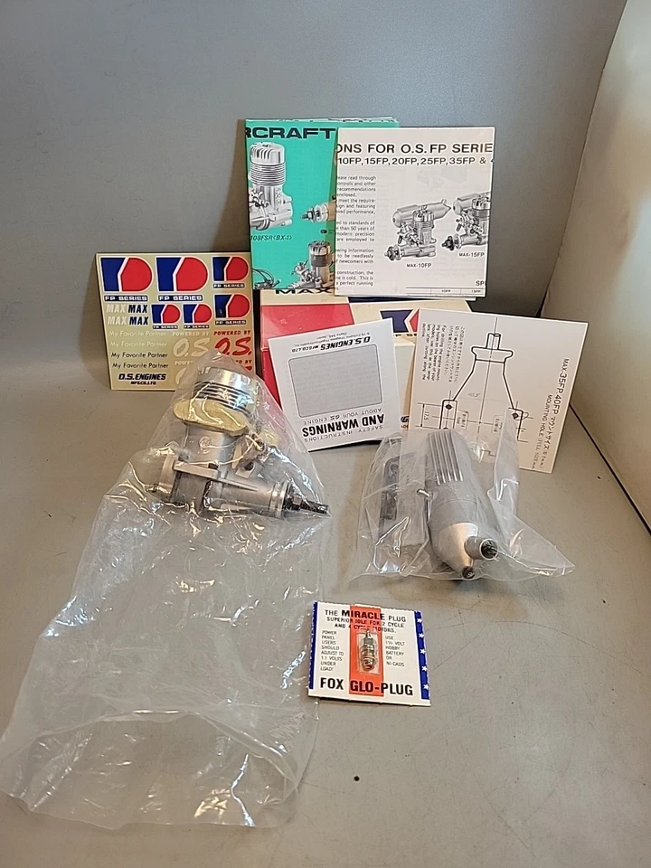 Brand New OS Max 40 FP 2-Stroke Nitro Engine — FP Series Vintage 1988 - Image 2 of 4