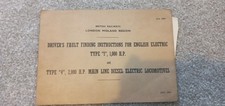 British Rail Diesel Train Fault Finding Instructions Type 1 & 4 English Electric