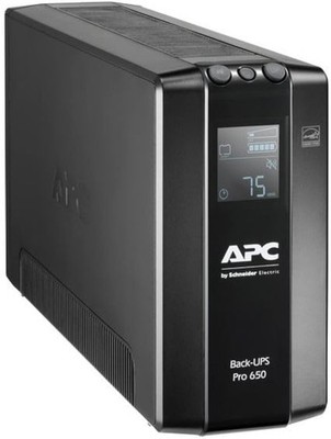 APC Back-UPS Pro BR650MI 650VA USV, 6 IEC Steckdosen, LCD, AVR, 390W Notstrom