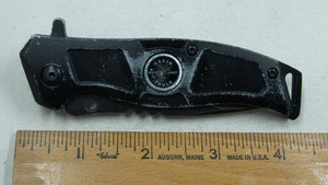 Klein Tools Est. 1857 44228 G10 Black Single Blade Electricians Locking Knife