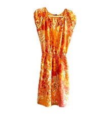 Talbots Silk Floral Dress Sz S