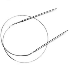 Rundstricknadel aus Edelstahl &ndash; 80cm, Leicht & Stabil  verschiedene Gr&ouml;&szlig;e