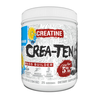 5% Nutrition Crea-TEN Creatine Supplement, 10 Forms for Power, Endurance & Pumps