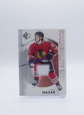 2024-25 SP Frank Nazar Rookie Authentics Jersey Blackhawks #126