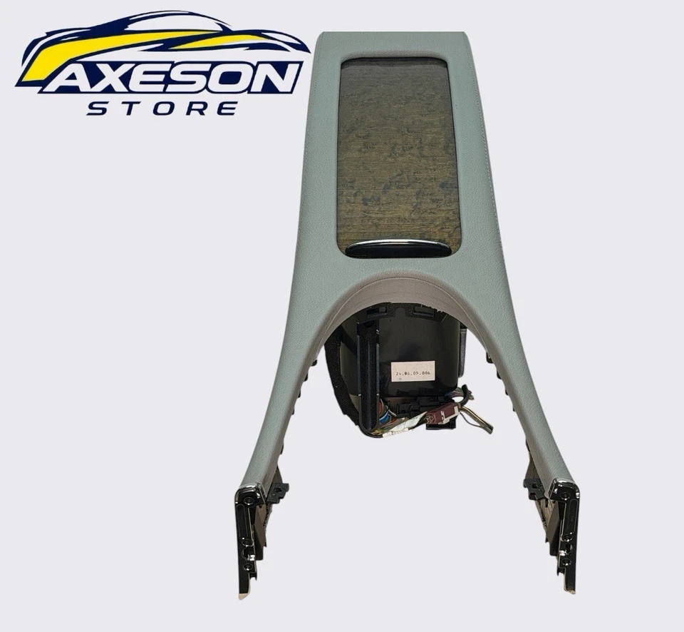 2005-2009 Mercedes W211 E350 E55 Center Console Armrest Storage Unit Gray OEM - Image 4 of 4