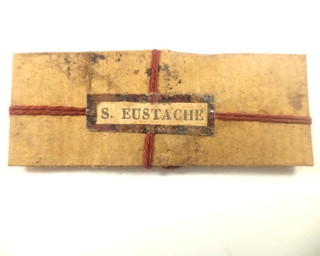 ANTIQUE RELIQUARY RELIQUE RELIC SAINT EUSTACE / S. EUSTACHE