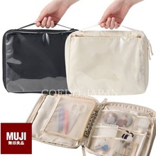 MUJI A5 Wide Collection Case Ivory / BLack exclusive Selectable Pockets Refills