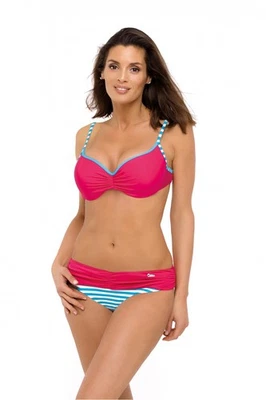 Maillot de bain 2 pièces femme Push-up Rosé Marko S 128498 - Photo 1/3