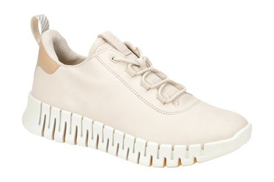 Ecco Schuhe GRUUV beige Damenschuhe bequeme Schnür-Halbschuhe 21820360720 NEU
