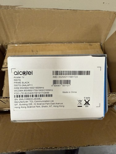 Alcatel 1V (2020) 4G/LTE Black 32GB+2GB DualSim Unlocked GSM 5007U Brand New - Picture 2 of 2