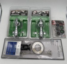 Lot Of 4 Items. 2 Faucet Handles. 1 Sink Stopper Replacement and Aerators.
