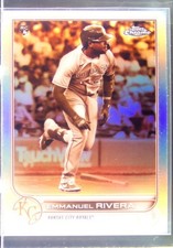 2022 Topps Chrome Emmanuel Rivera Sepia Refractor RC #164 Royals