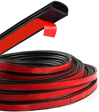 D-Shape Door Rubber Seal Strip Weatherstrip 3M Self Adhesive Hollow for Car Truc