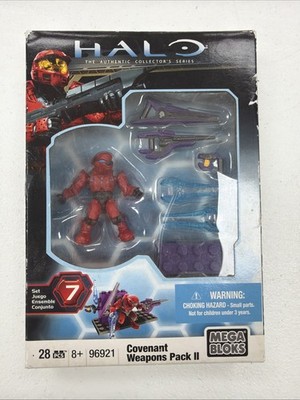 Halo Mega Bloks Covenant Weapons Pack II Set 7 Rare Exclusive 96921 New Sealed