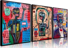 3 Pcs Modern Graffiti Posters Wall Art Street Abstract Painting Graffiti Pict...