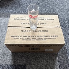 Coors Light Half Pint Glass 10oz 24pack Official Beer Lager SAP 2006787 New