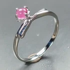 Women jewelry ring Ruby Ring 925 Sterling Silver Size 7 /R472406