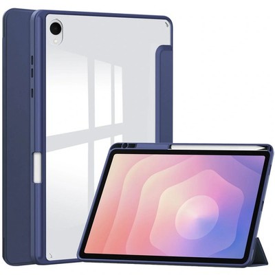Hülle für Galaxy Tab S11 Bizon Case Cover Schutzhülle Etui Futeral Dunkelblau