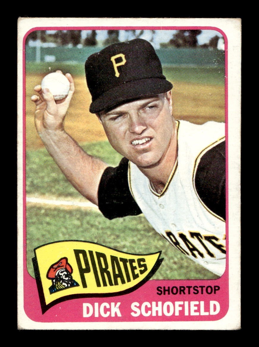 1965 Topps #218 Dick Schofield Pirates VG-EX+ *2a