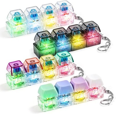 Fidget-Spielzeug 4-Tasten-Keyboard Schlüsselanhänger Stressbewältigung 4pcs