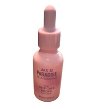 Isle of Paradise Self-Tanning Drops for Face & Body Dark NWOB