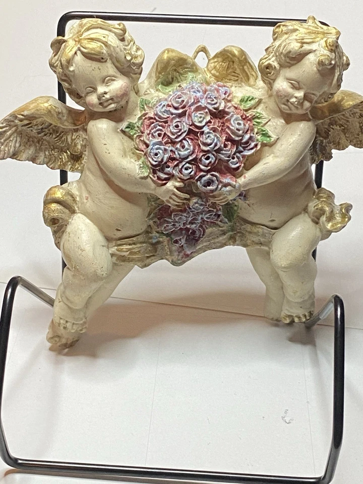 Placa de querubín artesanal vintage Foto 4 de 4