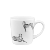 Ambition Espressotasse Animal 90 Ml Geparden Porzellan Ristretto Espresso Modern
