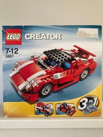 LEGO TECHNIC Creator Set 5867 Red Car & 8066 Off Roader 2 Pieces