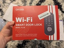 Keyles Entry Door Lock with Built-in Wi-Fi App Remote Control, Fingerprint Do...