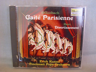 Erich Kunzel- Offenbach- Gaité Parisienne/ Ibert- Divertissement- TELARC 92 NEU