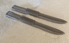 Replacement Skis/ Vintage Barclay  Metal Skier Figures Holiday(1 Pair=2 Skis) 3D