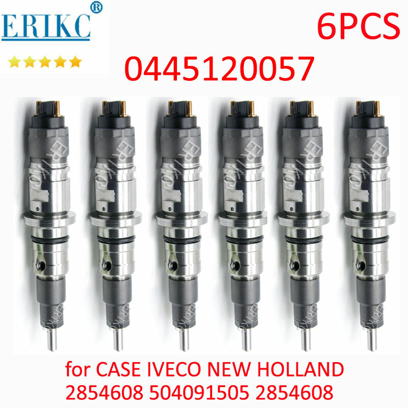 6PCS 0445120057 Diesel Injector Set for CASE IVECO NEW 6PCS 0445120057 Diesel Injector Set for CASE IVECO NEW