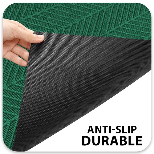 Heavy Duty Non Slip Rubber Back Barrier Door Mat Hallway Runner Rug Kitchen Mat - Picture 26 of 40