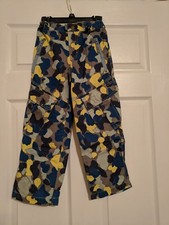 Mini Boden boys Blue Camo Skate Pants Size 6 Y - New