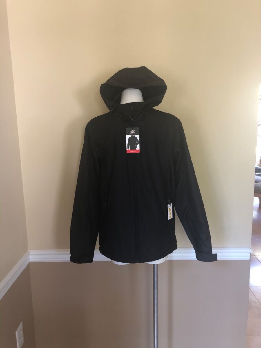 ZX Zeroxposur Men Jacket Windbreaker Light Hardshell ZX Zeroxposur Men Jacket Windbreaker Light Hardshell