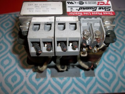 TCI SINE GUARD KLR4ATB 3PH 600C 4A LINE REACTOR LOAD TRANSFORMER (H5)