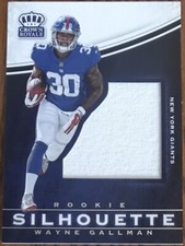 2017 Crown Royale Jumbo Rookie Silhouette Jerseys Wayne Gallman #26