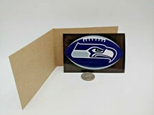 NFL Seattle Seahawks Prismatic Sticker Vending Machine Glossy A1
