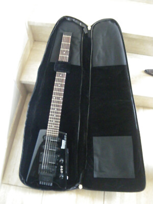Reisegitarre G3T Hohner Headless Guitar Proffessional black mit Rockbag  TOP