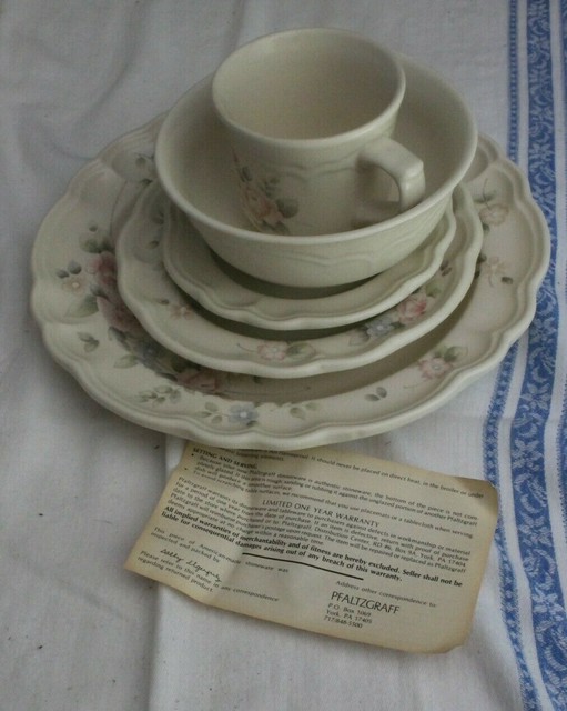 Pfaltzgraff Tea Rose 5piece Place Setting Service for 1 for sale online eBay