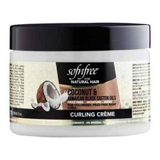 SofN'Free - Coconut & Jamaican Black Castor Oil Curling Crème for Curls, 325ml
