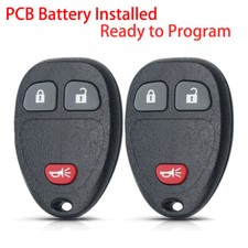 2 For 2008 2009 2010 2011 2012 2013 Chevy Silverado Gmc Sierra Remote Key Fob