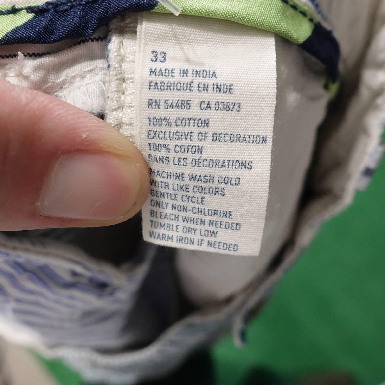 AMERICAN EAGLE BLUE PATCHWORK CHECK PLAID SHORTS … - image 7