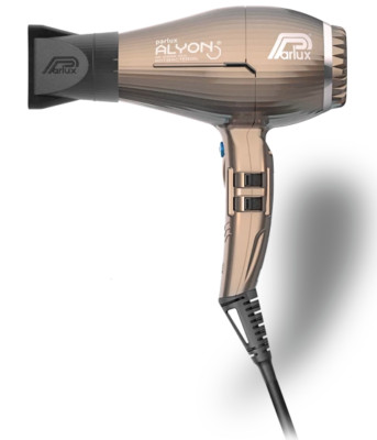 Parlux Alyon Air Ionizer Tech Professional Hair Dryer Made in Italy | Bronze