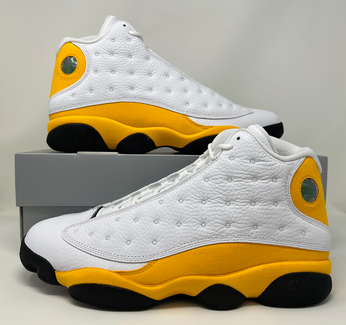 jordan 13 white yellow