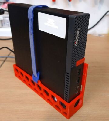 Wall Mount Bracket Holder for Lenovo ThinkCentre M710q M910q Tiny Hex Design
