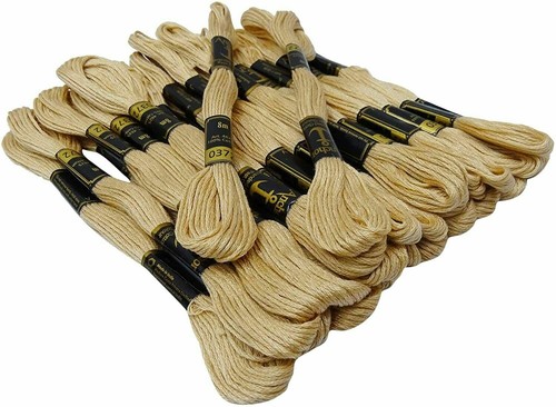 Anchor Threads Cross Stitch Sewing Stranded Cotton Thread Hand Embroidery Beige - Picture 2 of 5